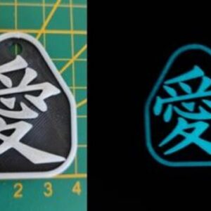 Pendentif Symbole Chinois « Amour » ou personnalisable
