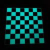 Plateau de dames ou d’échecs phosphorescent