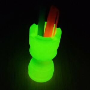 pot crayon jaune phosphorescent