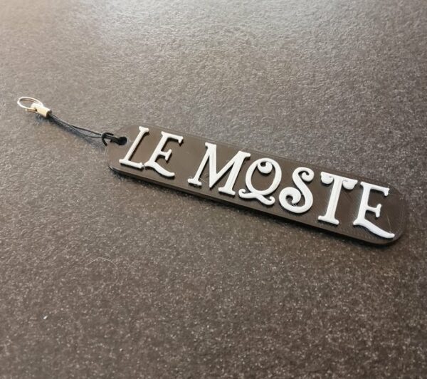 Porte clés personnalisable Le moste