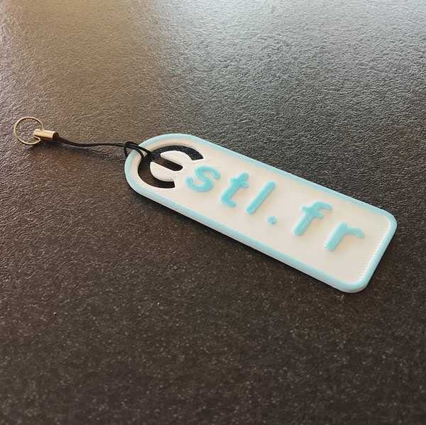 Porte clés personnalisable estl.fr