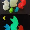 Chats phosphorescents