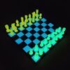 Echiquier phosphorescent dans le noir