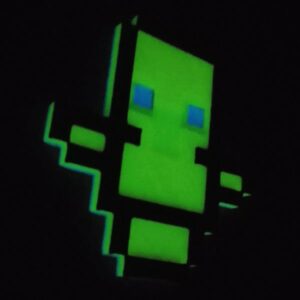 totem d'immortalité phosphorescent dans le noir