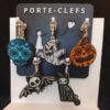 présentoir de porte-clés d'halloween jour