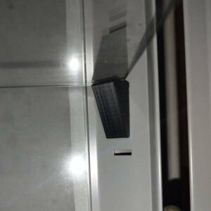 support étagère vitre monté